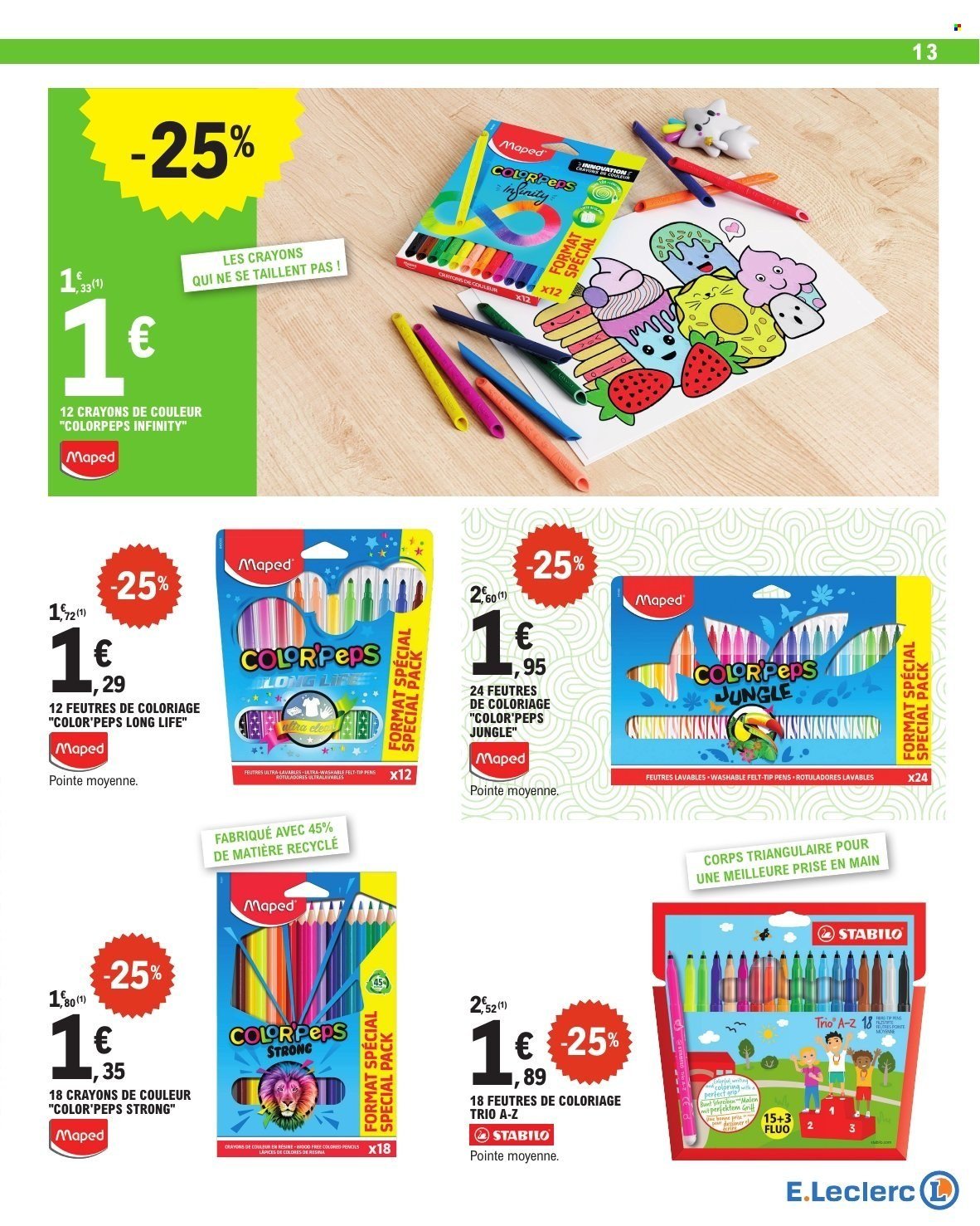Catalogue E.LECLERC - RENTREE DES CLASSES (2025-07-29 - 2025-09-06)