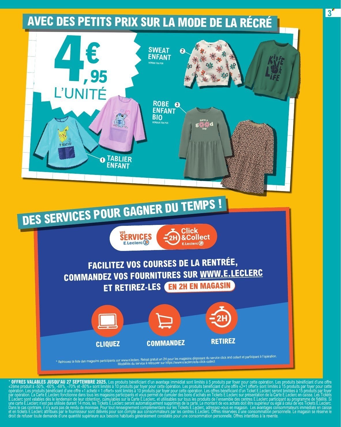 Catalogue E.LECLERC - RENTREE DES CLASSES (2025-07-29 - 2025-09-06)