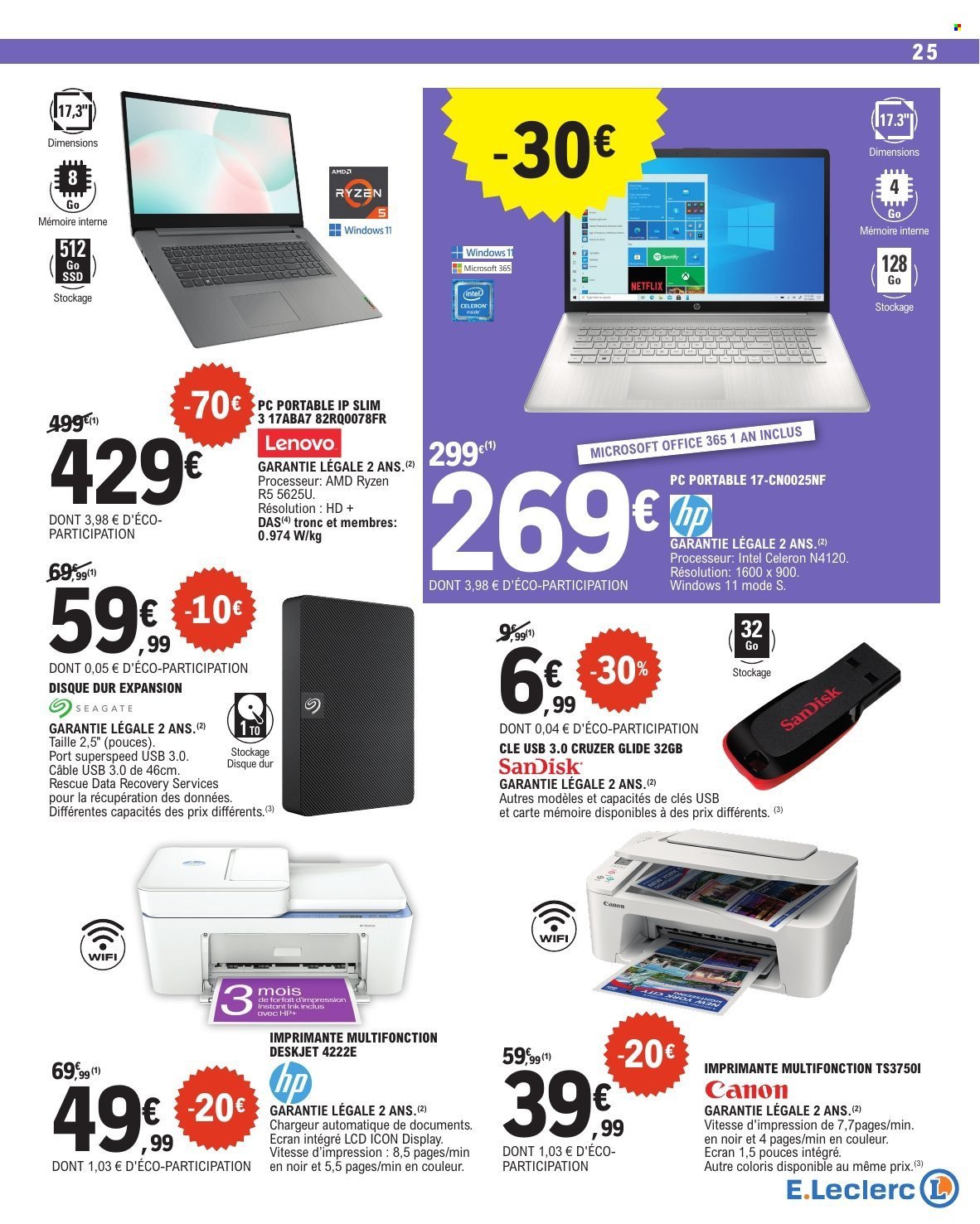 Catalogue E.LECLERC - RENTREE DES CLASSES (2025-07-29 - 2025-09-06)