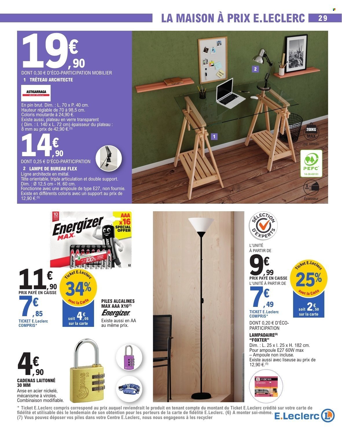 Catalogue E.LECLERC - RENTREE DES CLASSES (2025-07-29 - 2025-09-06)