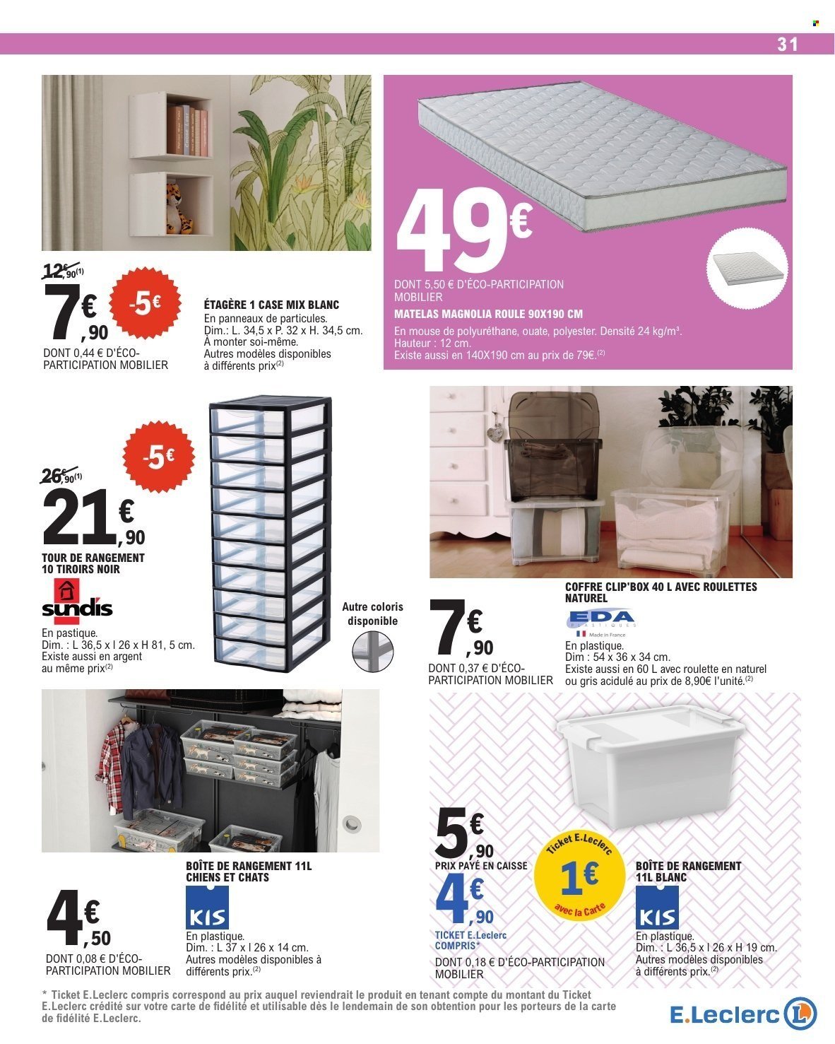 Catalogue E.LECLERC - RENTREE DES CLASSES (2025-07-29 - 2025-09-06)