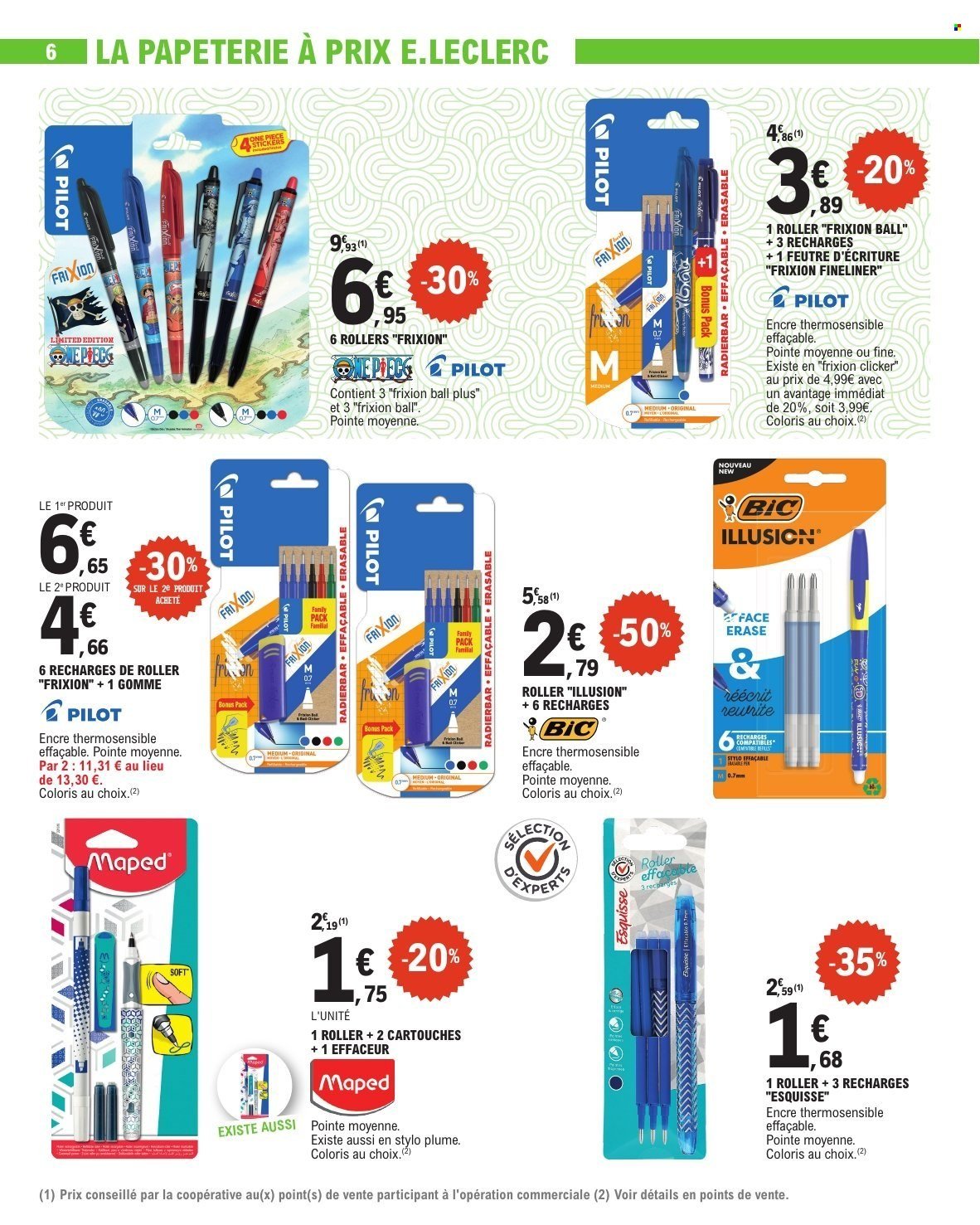 Catalogue E.LECLERC - RENTREE DES CLASSES (2025-07-29 - 2025-09-06)