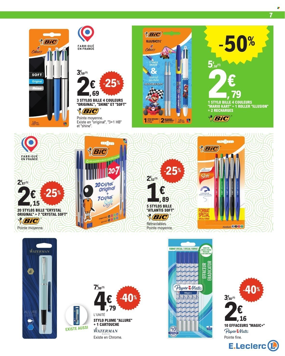 Catalogue E.LECLERC - RENTREE DES CLASSES (2025-07-29 - 2025-09-06)