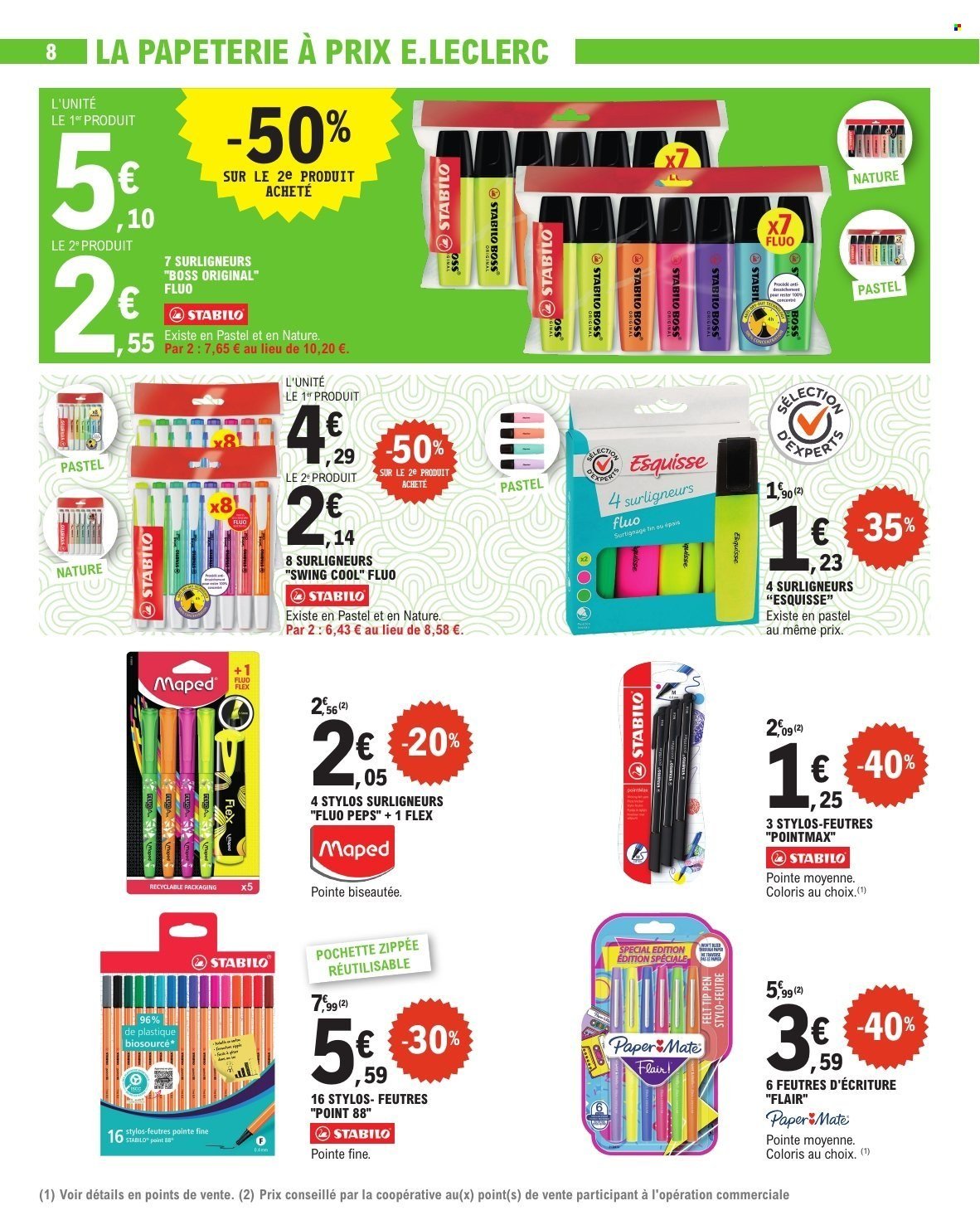 Catalogue E.LECLERC - RENTREE DES CLASSES (2025-07-29 - 2025-09-06)
