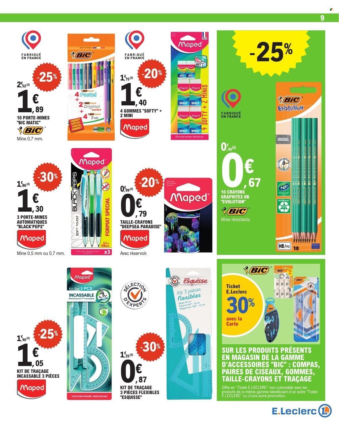 Catalogue E.LECLERC - RENTREE DES CLASSES (2025-07-29 - 2025-09-06)