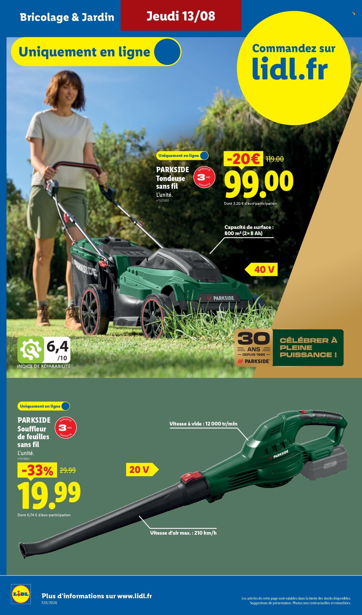 Catalogue LIDL - Les Exclus Web de la semaine