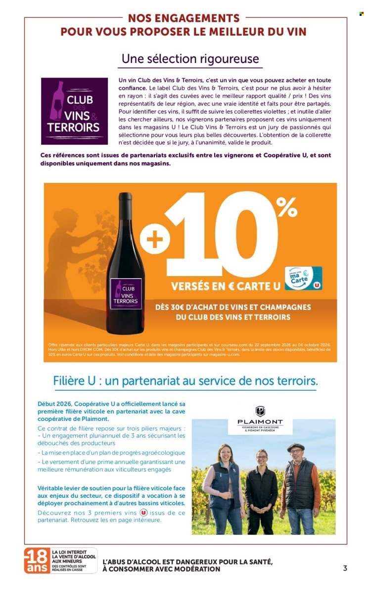 Catalogue SUPER U - FOIRE AUX VINS consultation en avant-première !