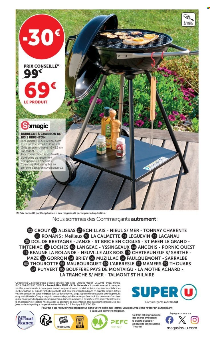 Catalogue SUPER U - Les beaux jours à prix bas (2026-04-28 - 2026-05-24)