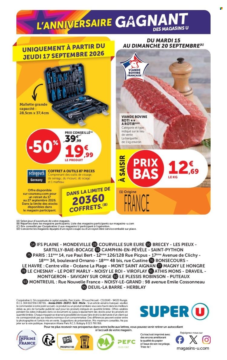 Catalogue SUPER U - Quinzaine des prix ultra bas