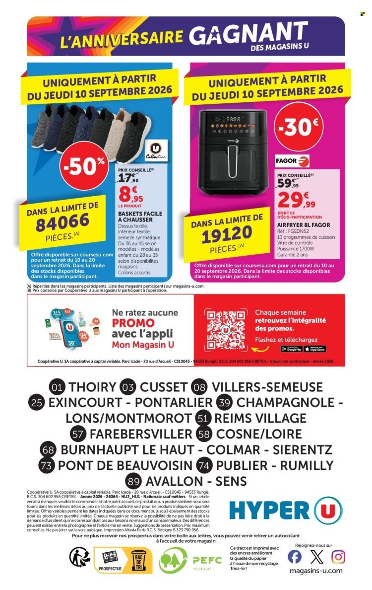 Catalogue HYPER U - Quinzaine des prix ultra bas