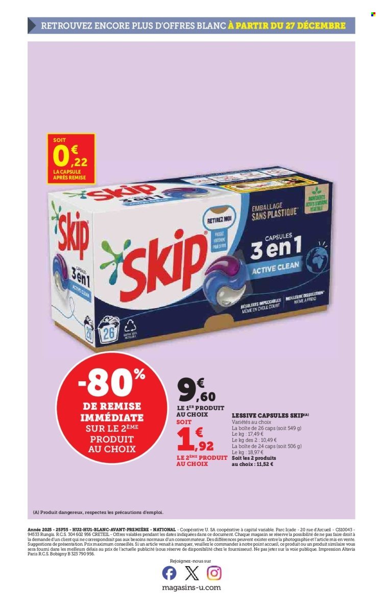 Catalogue HYPER U - Le blanc à prix bas avant-première (2025-12-16 - 2026-01-11)