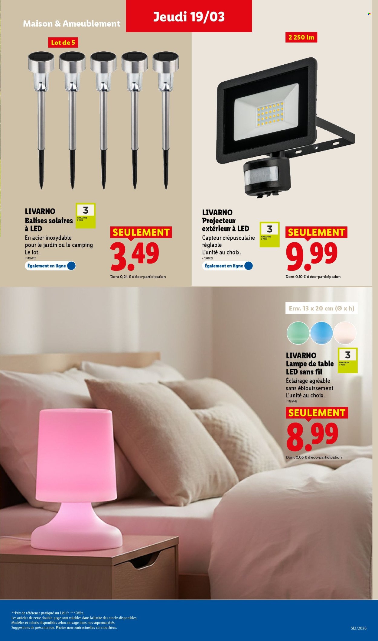 Catalogue LIDL - Les bonnes affaires de la semaine (2026-03-16 - 2026-03-19)
