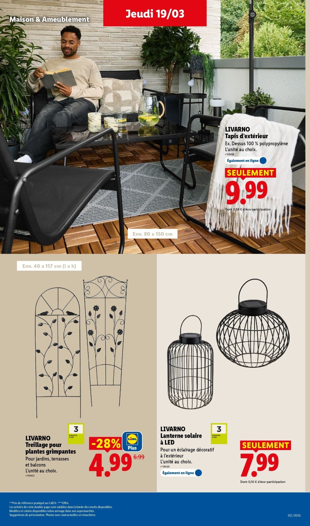 Catalogue LIDL - Les bonnes affaires de la semaine (2026-03-16 - 2026-03-19)