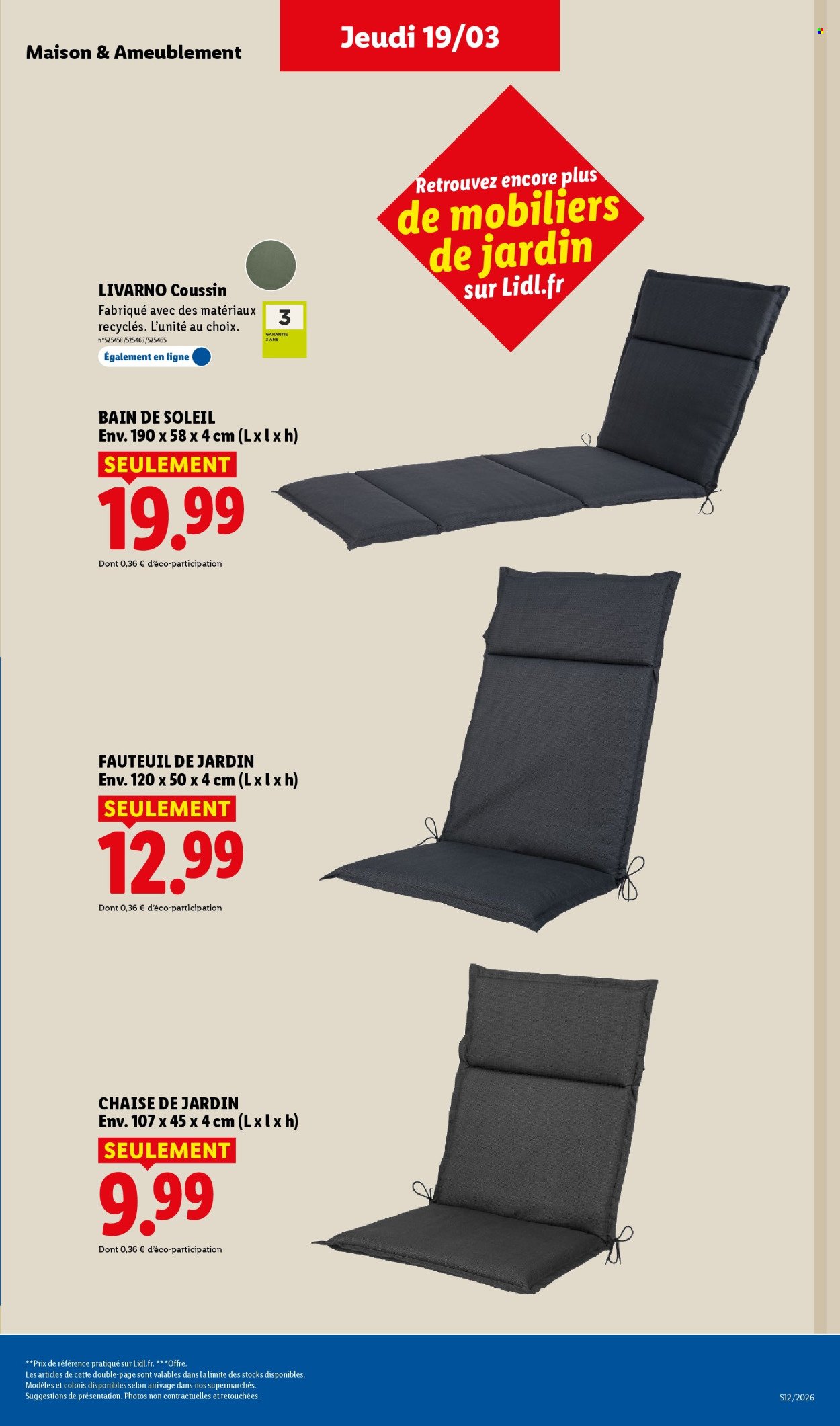 Catalogue LIDL - Les bonnes affaires de la semaine (2026-03-16 - 2026-03-19)
