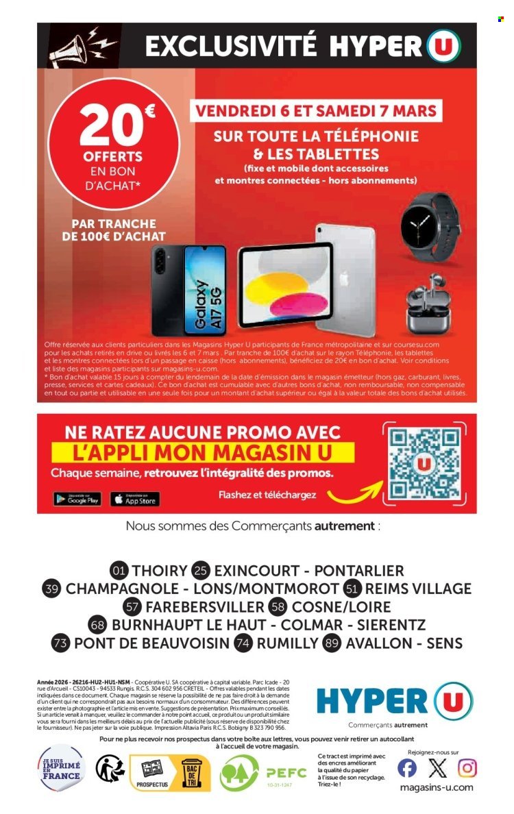 Catalogue HYPER U - Quinzaine des prix ultra bas