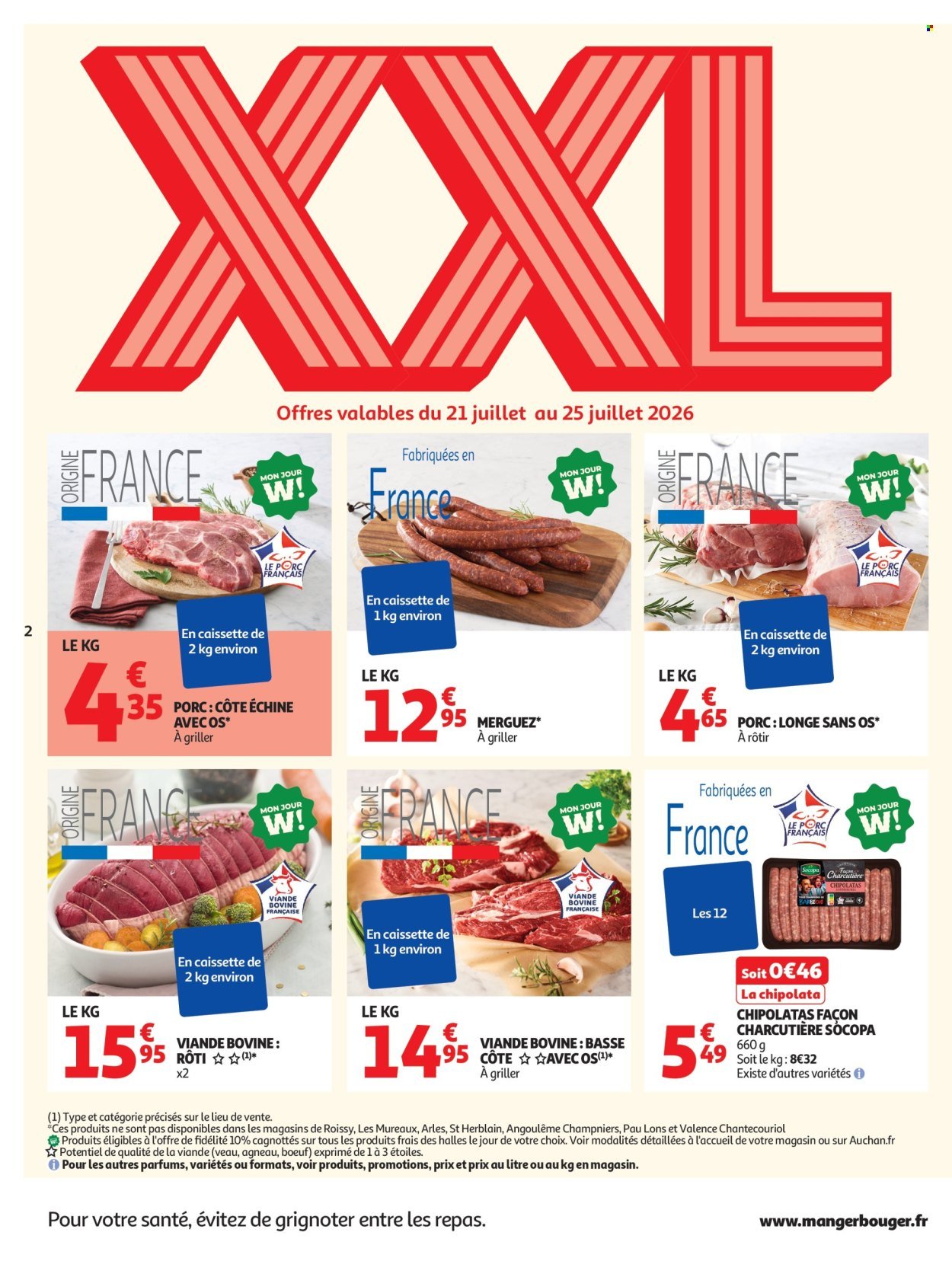 Catalogue AUCHAN - Promos XXL, rentrée