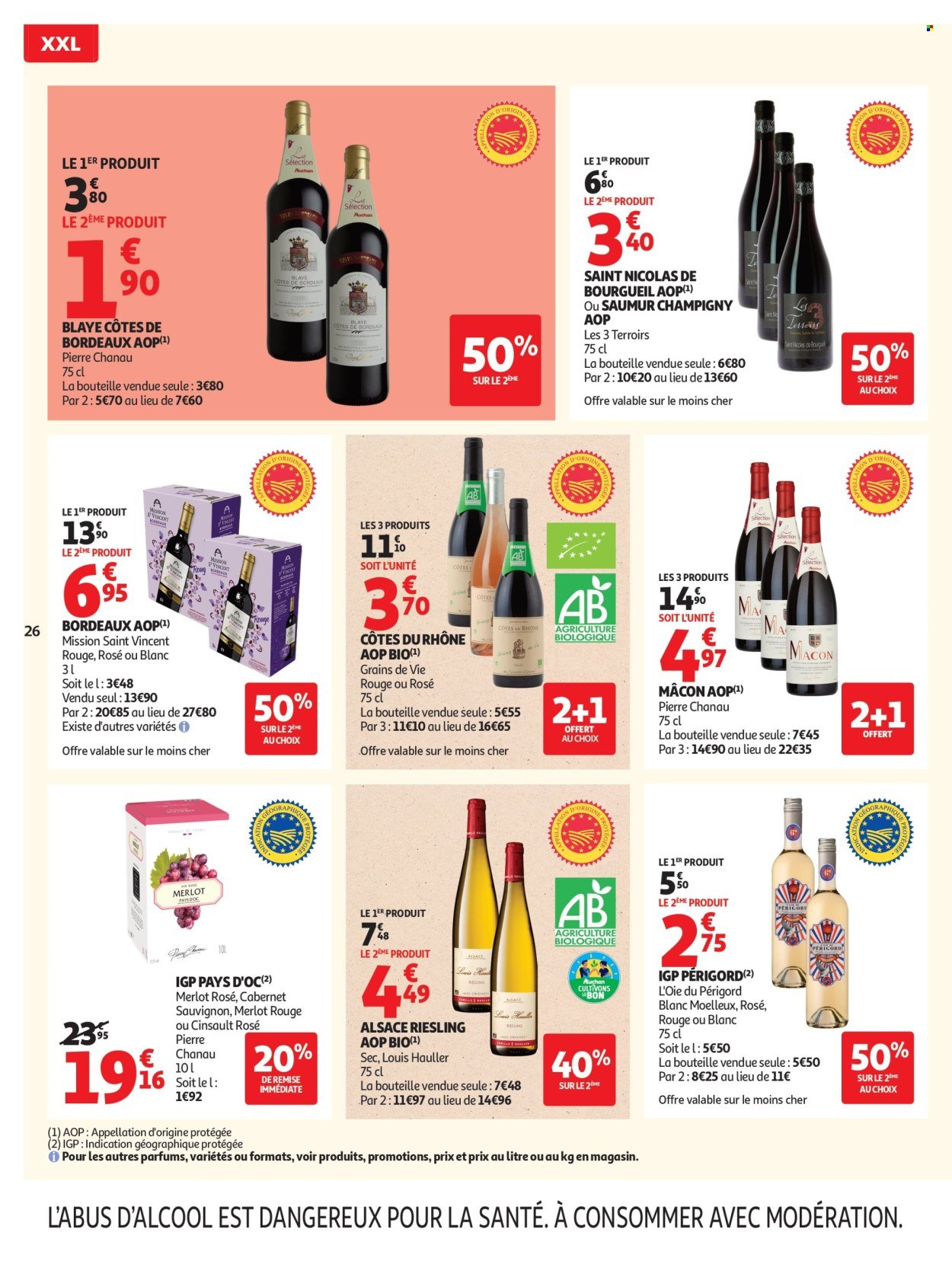 Catalogue AUCHAN - Promos XXL, rentrée