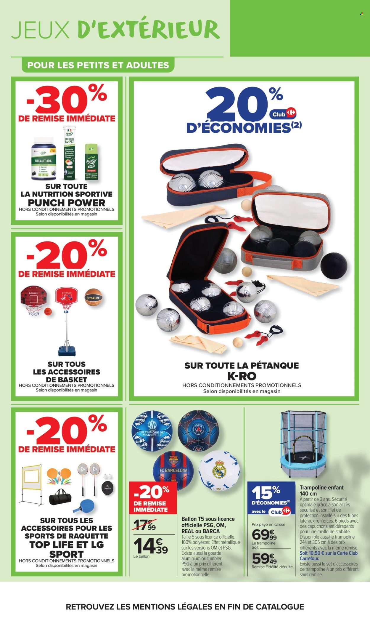 Catalogue CARREFOUR MARKET - JEUX, JOUETS PLEIN AIR ET VACANCES