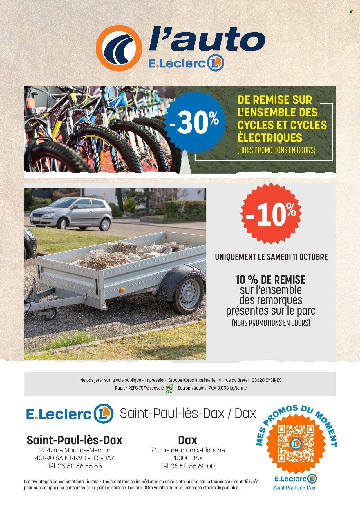 Catalogue E.LECLERC - ANNIV SAINT PAUL (2025-09-29 - 2025-10-11)