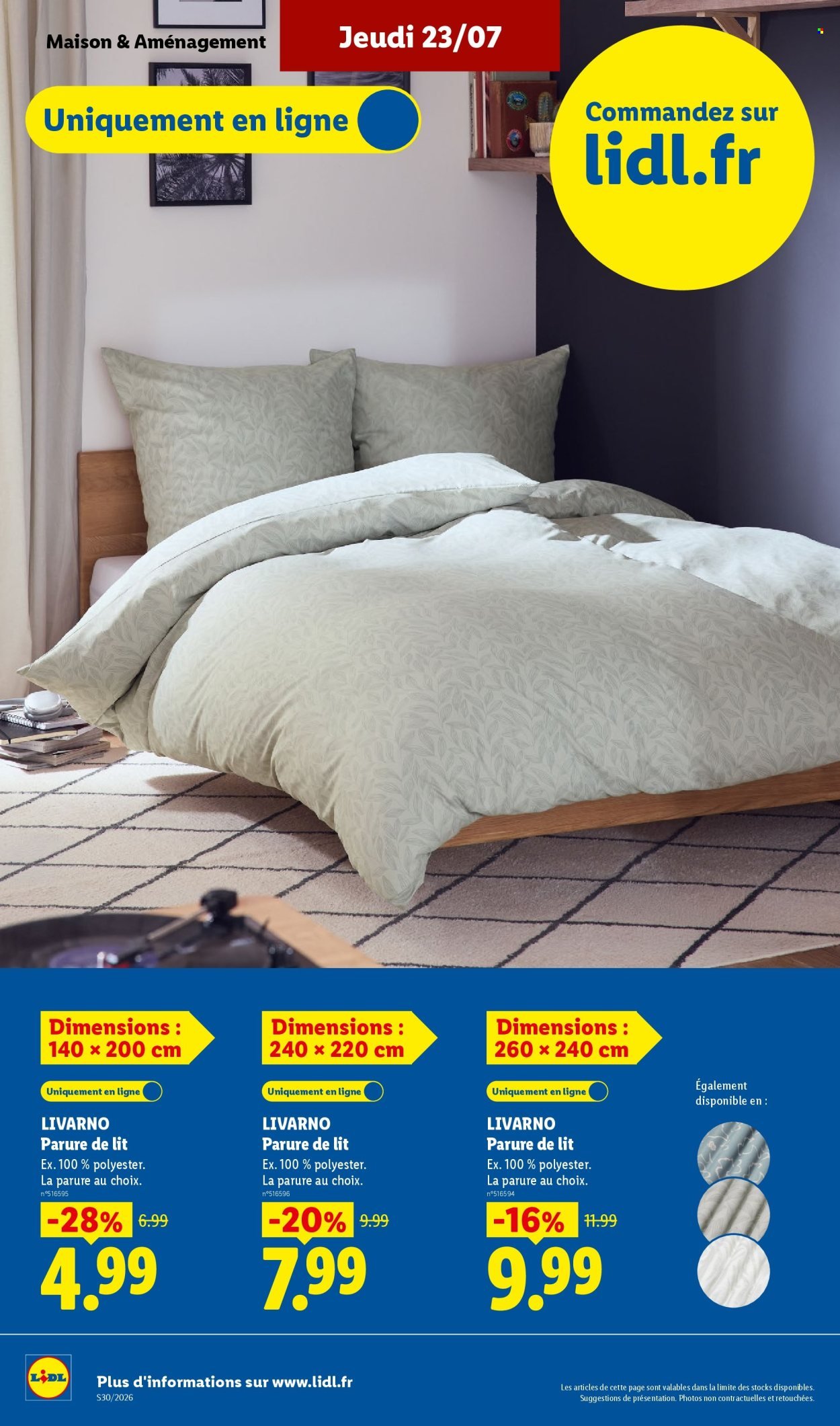 Catalogue LIDL - Les Exclus Web de la semaine