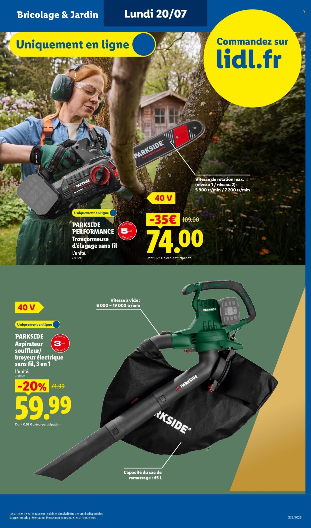 Catalogue LIDL - Les Exclus Web de la semaine