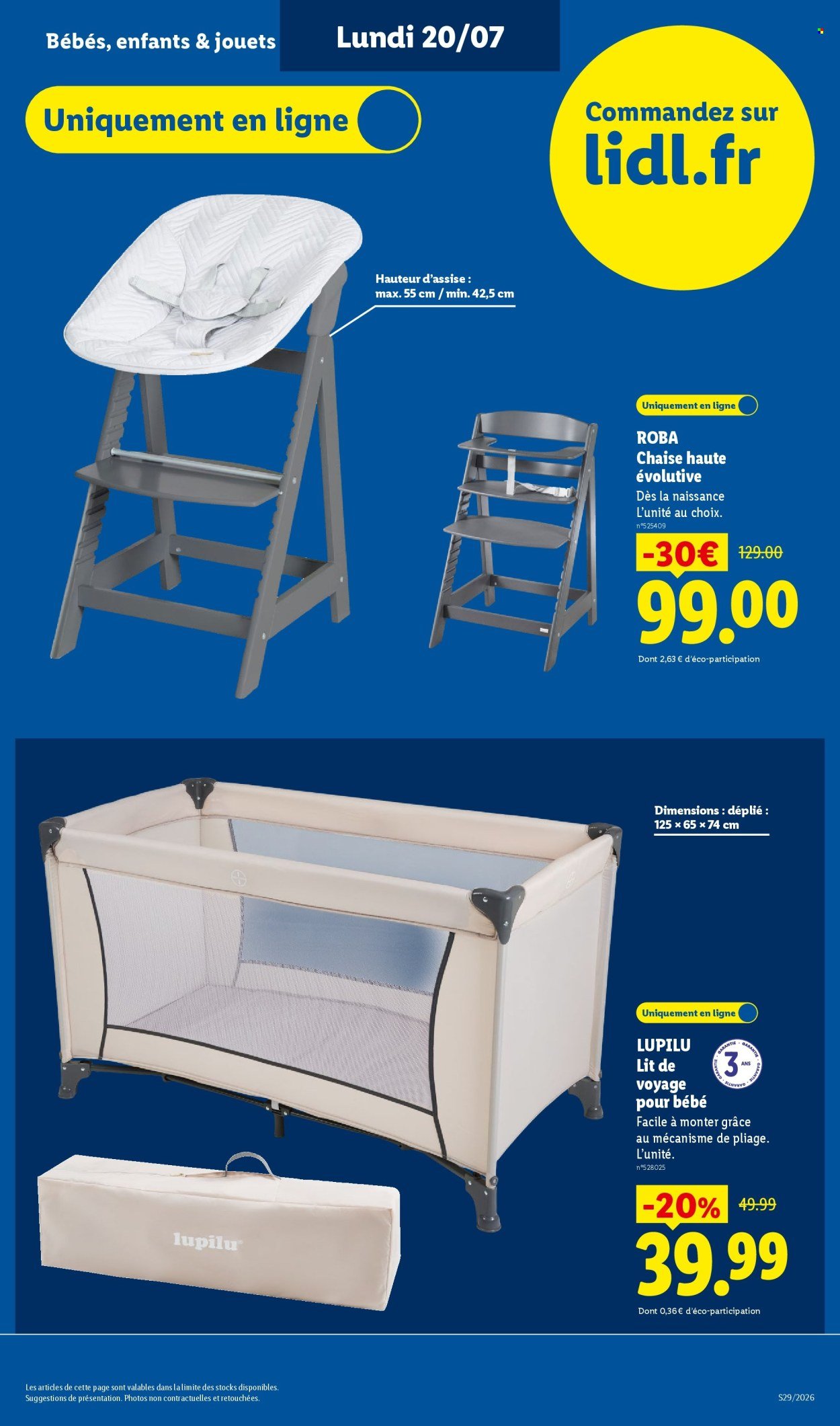Catalogue LIDL - Les Exclus Web de la semaine