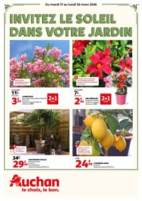 Catalogue AUCHAN - Invitez le soleil dans votre jardin