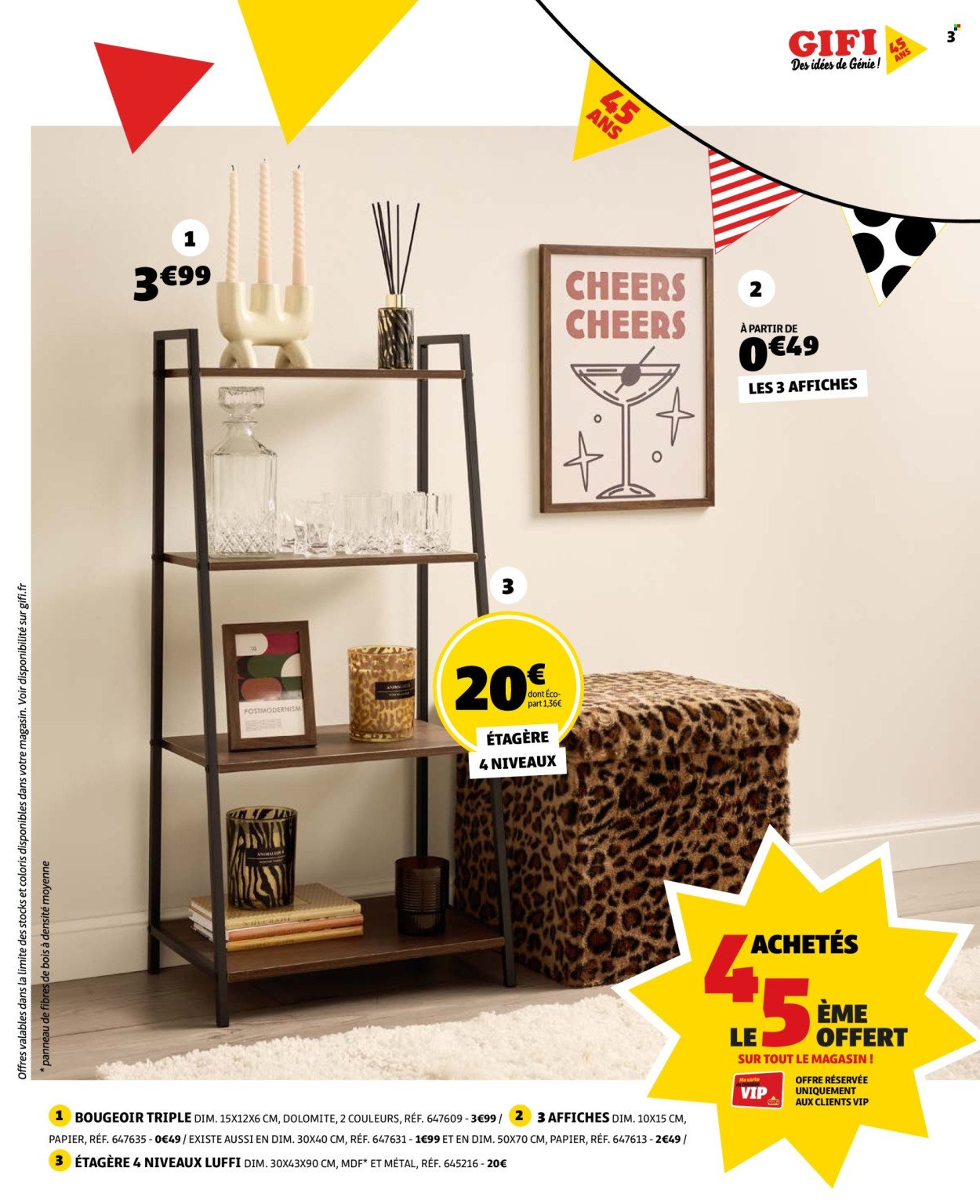 Catalogue GIFI - Notre anniversaire, c'est aussi le vôtre !