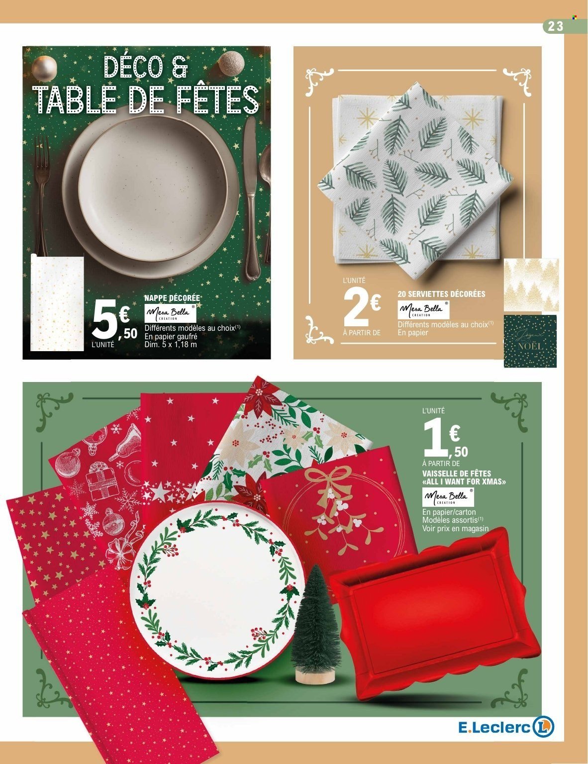 Catalogue E.LECLERC - EVENEMENT - cadeau / déco REGION