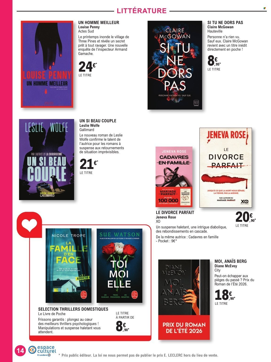 Catalogue E.LECLERC - SELECTION ÉTÉ