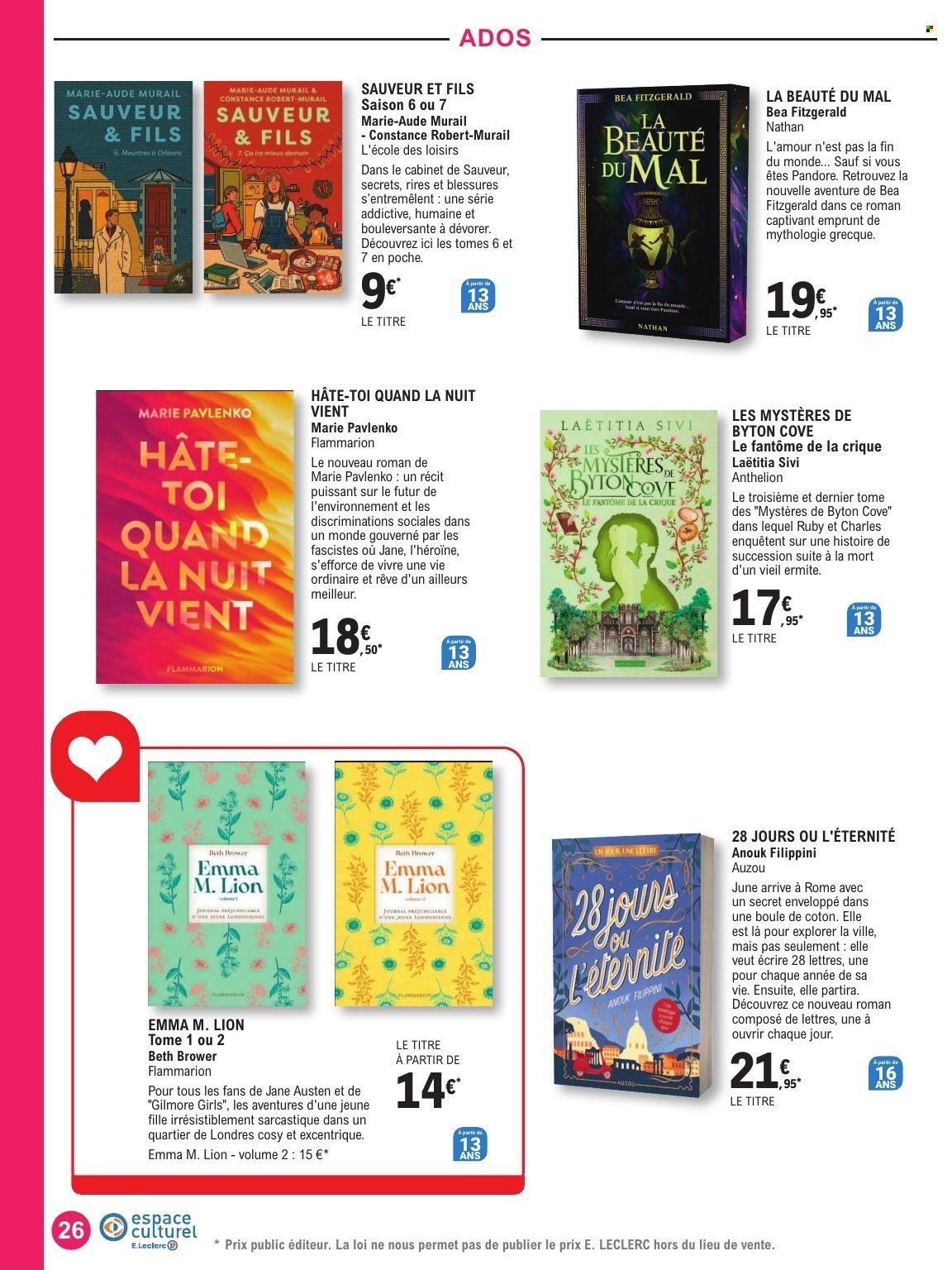 Catalogue E.LECLERC - SELECTION ÉTÉ
