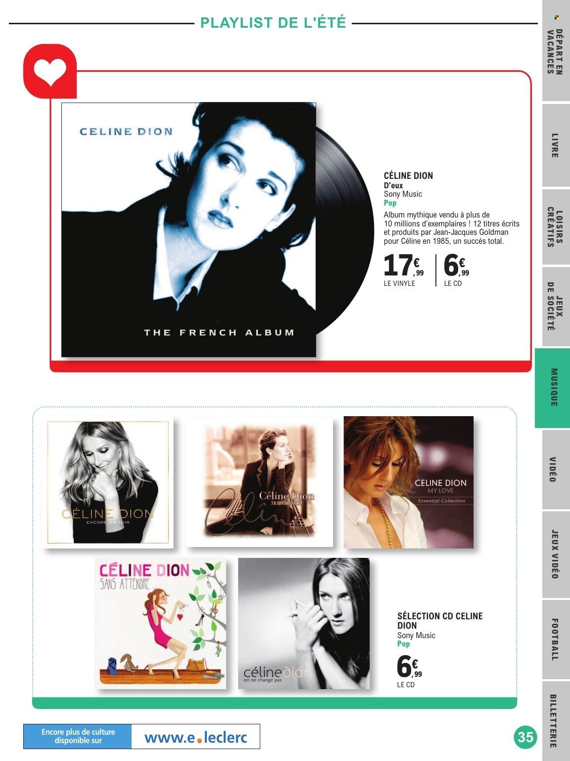 Catalogue E.LECLERC - SELECTION ÉTÉ