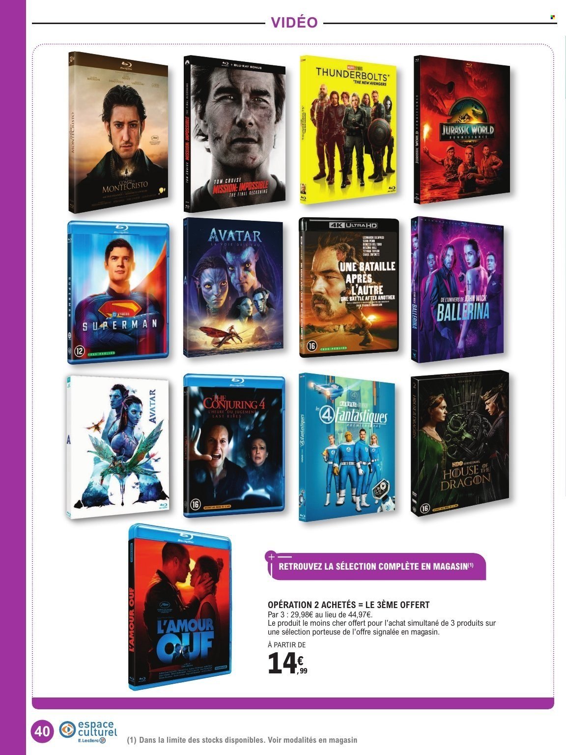 Catalogue E.LECLERC - SELECTION ÉTÉ