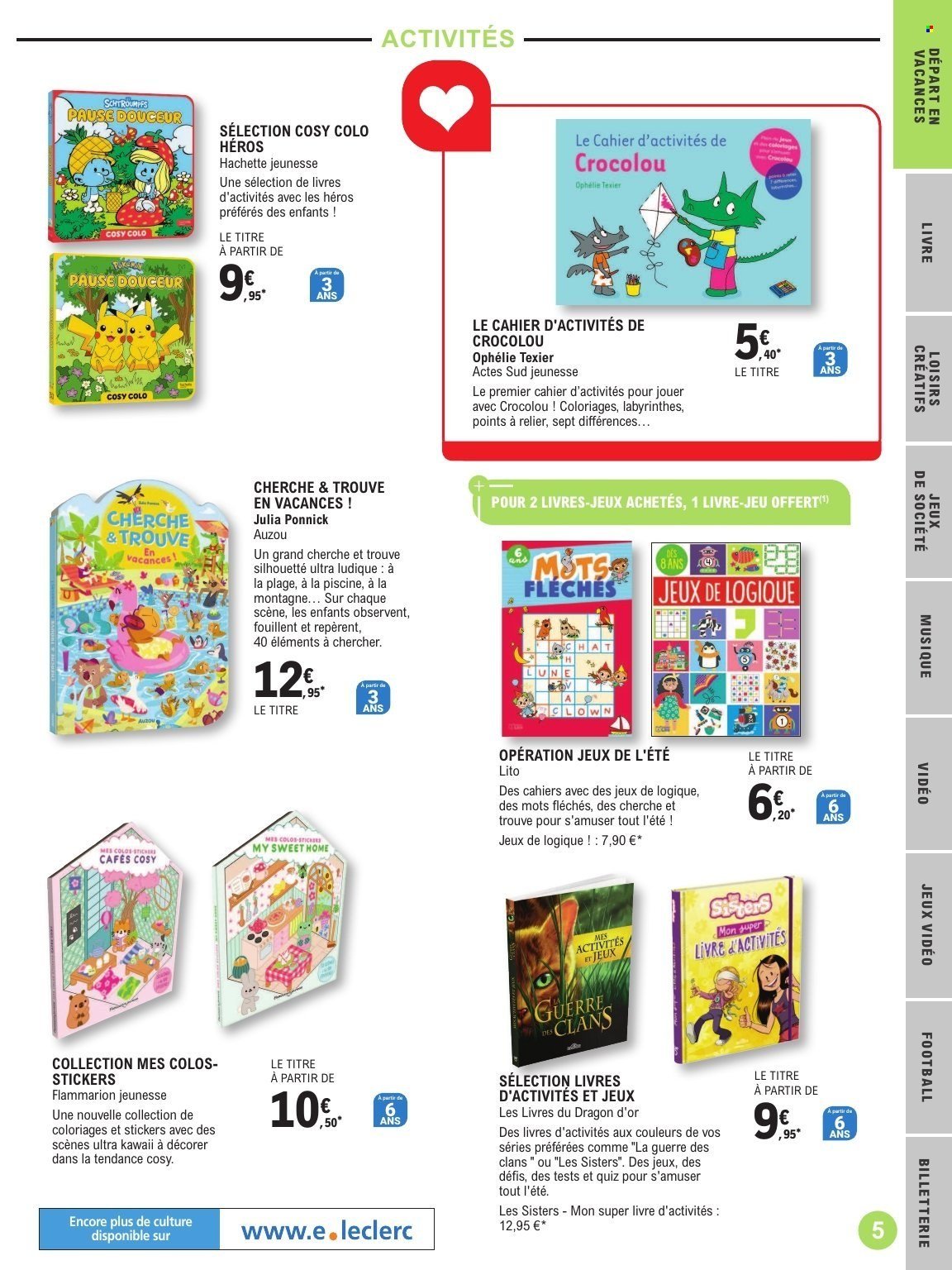 Catalogue E.LECLERC - SELECTION ÉTÉ
