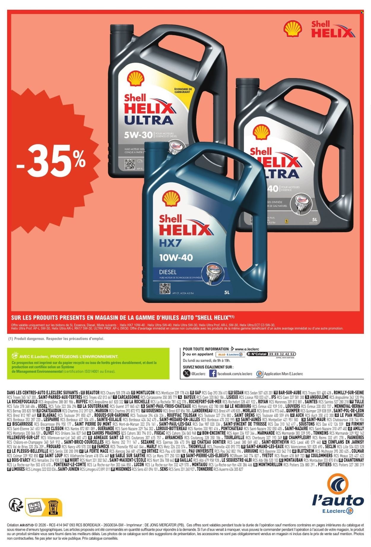 Catalogue E.LECLERC - AVIS D'ECONOMIE