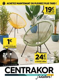 Catalogue CENTRAKOR - Du jeudi 30 avril 2026
