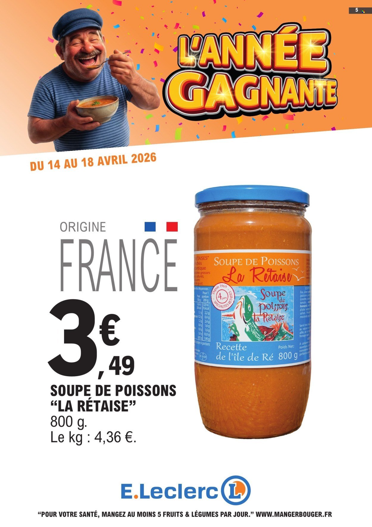 Catalogue E.LECLERC - Temps fort (2026-04-14 - 2026-04-18)