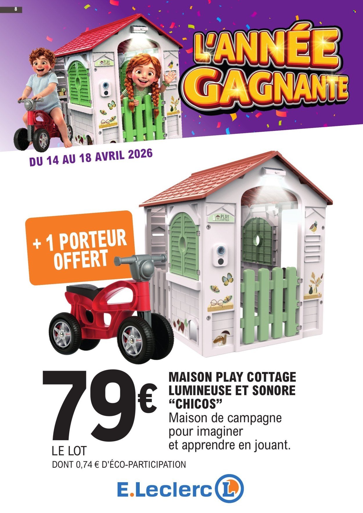 Catalogue E.LECLERC - Temps fort (2026-04-14 - 2026-04-18)