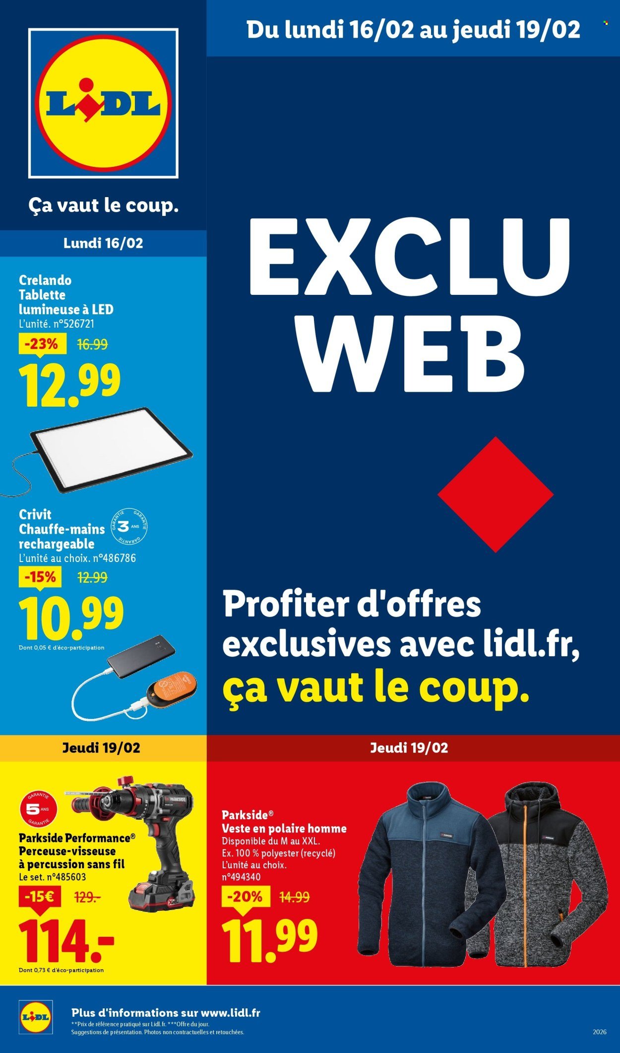 Catalogue LIDL - Les Exclus Web de la semaine
