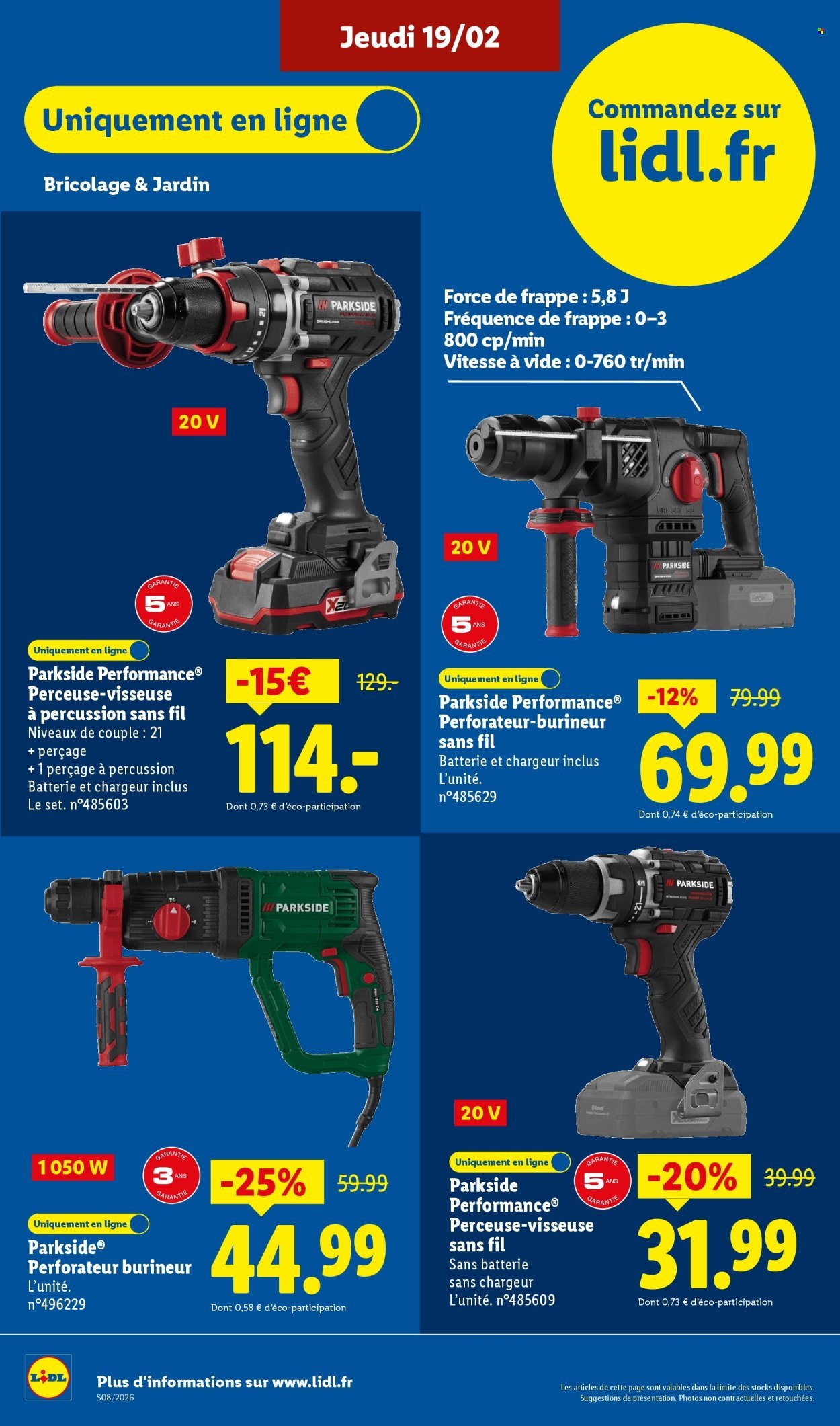 Catalogue LIDL - Les Exclus Web de la semaine