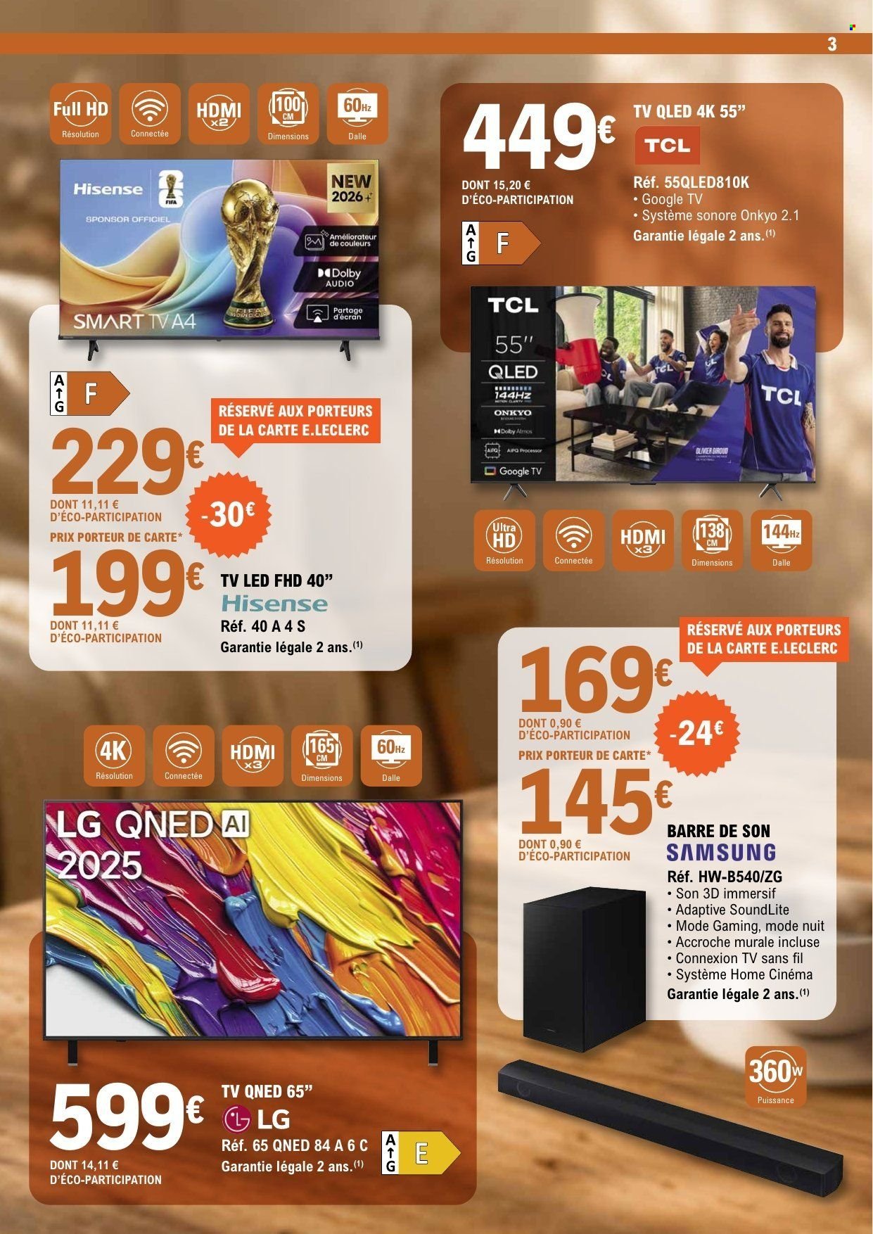 Catalogue E.LECLERC - LES PRIX QUI RECHAUFFENT