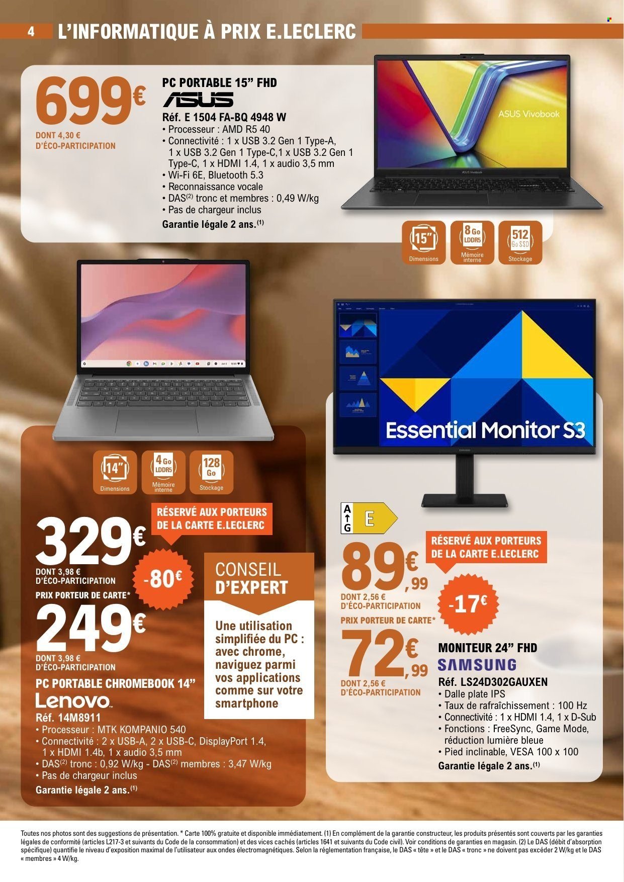 Catalogue E.LECLERC - LES PRIX QUI RECHAUFFENT