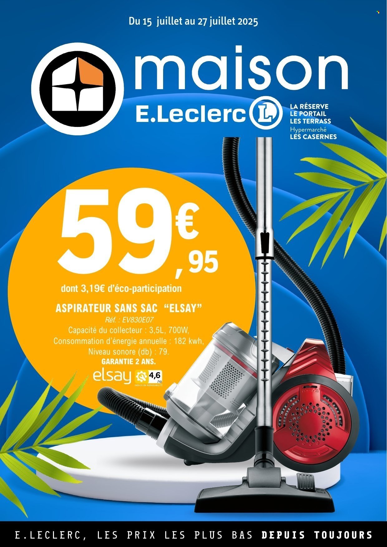 Catalogue E.LECLERC - Du mardi 15 juillet 2025 (2025-07-15 - 2025-07-27)