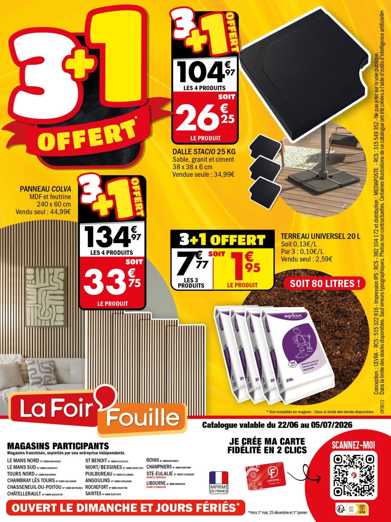 Catalogue LA FOIR'FOUILLE - Du lundi 22 juin 2026