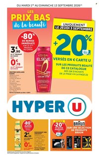 Catalogue HYPER U - Les prix bas de la semaine