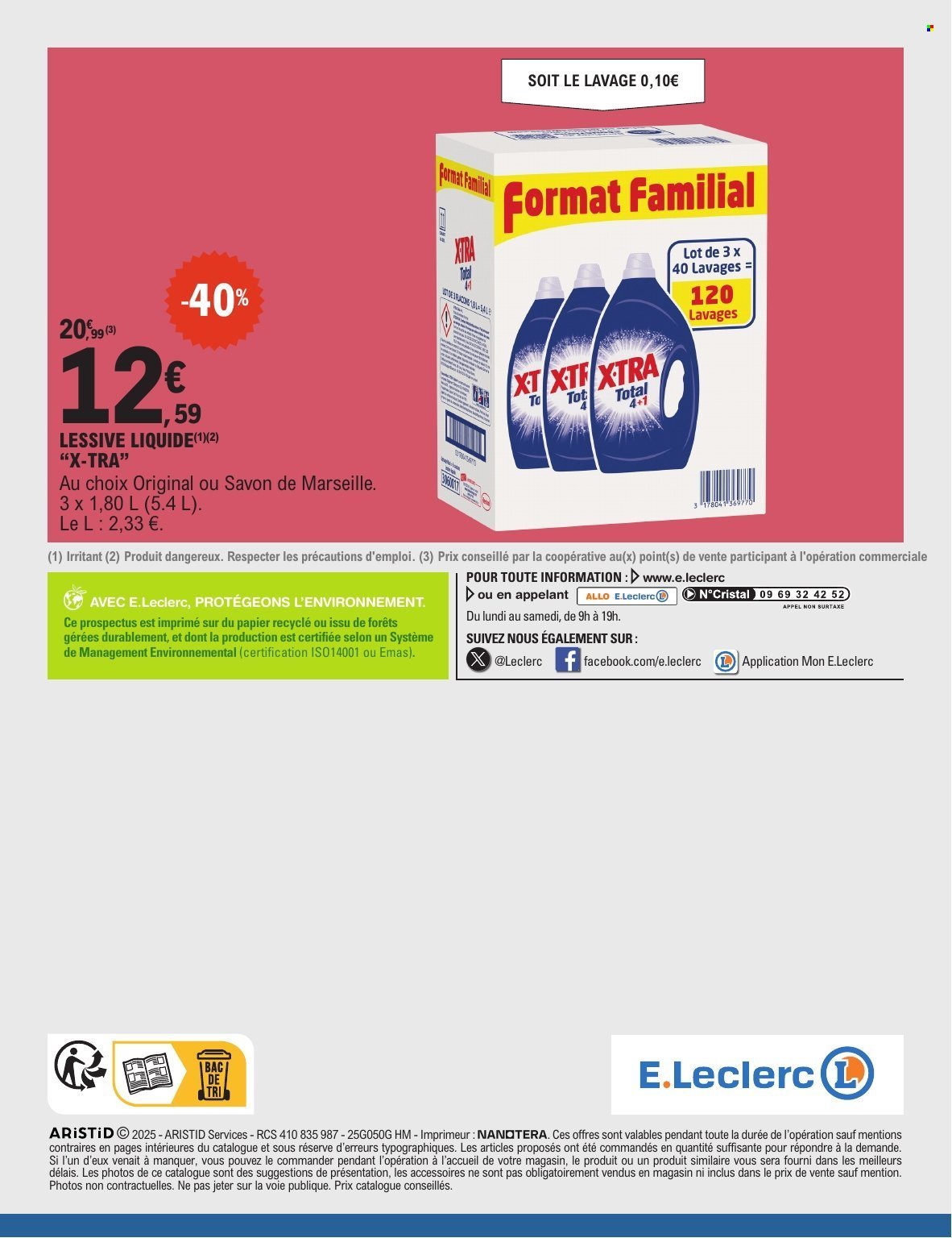 Catalogue E.LECLERC - BLANC