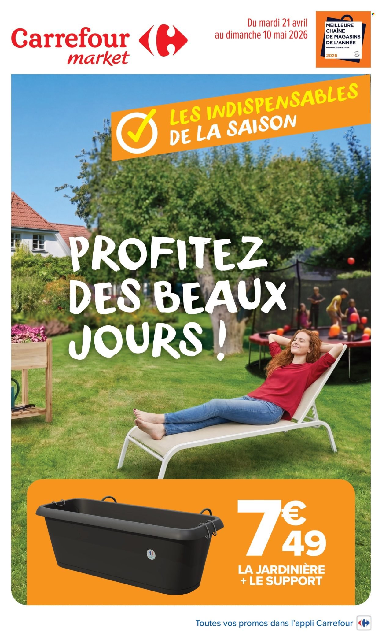 Catalogue CARREFOUR MARKET - LES INDISPENSABLES DE LA SAISON-PROFITEZ DES BEAUX JOURS