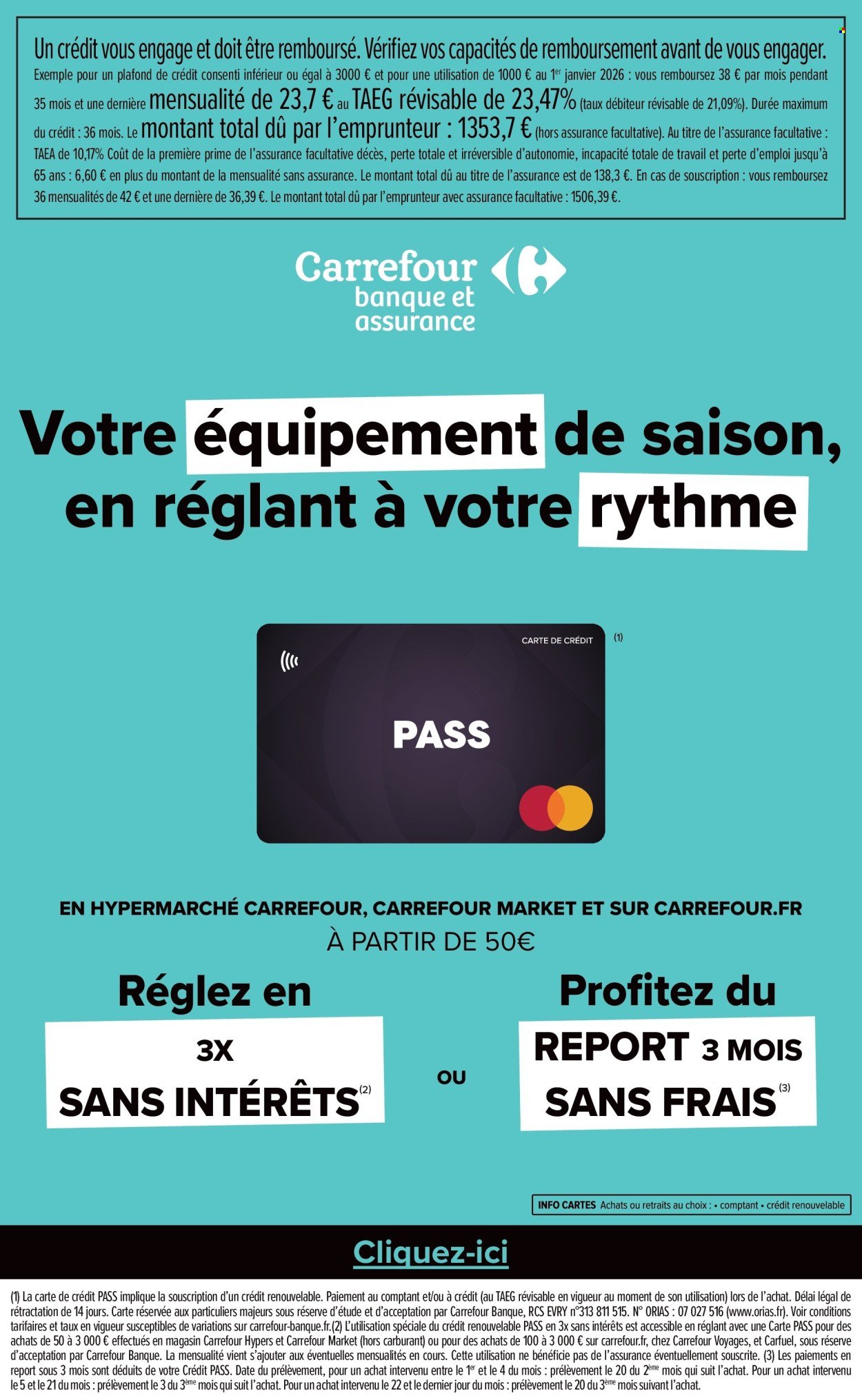 Catalogue CARREFOUR MARKET - LES INDISPENSABLES DE LA SAISON-PROFITEZ DES BEAUX JOURS