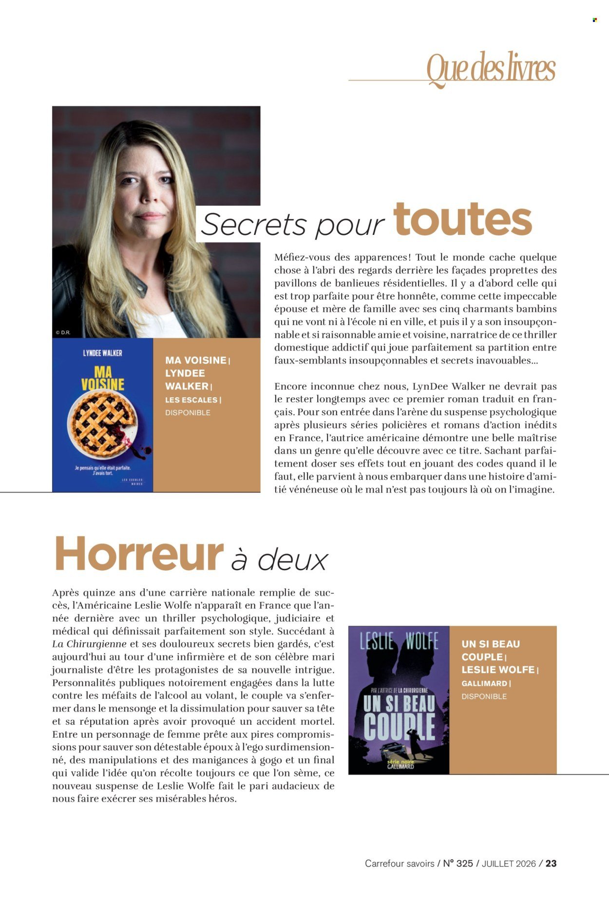 Catalogue CARREFOUR - A CHACUN SA CULTURE