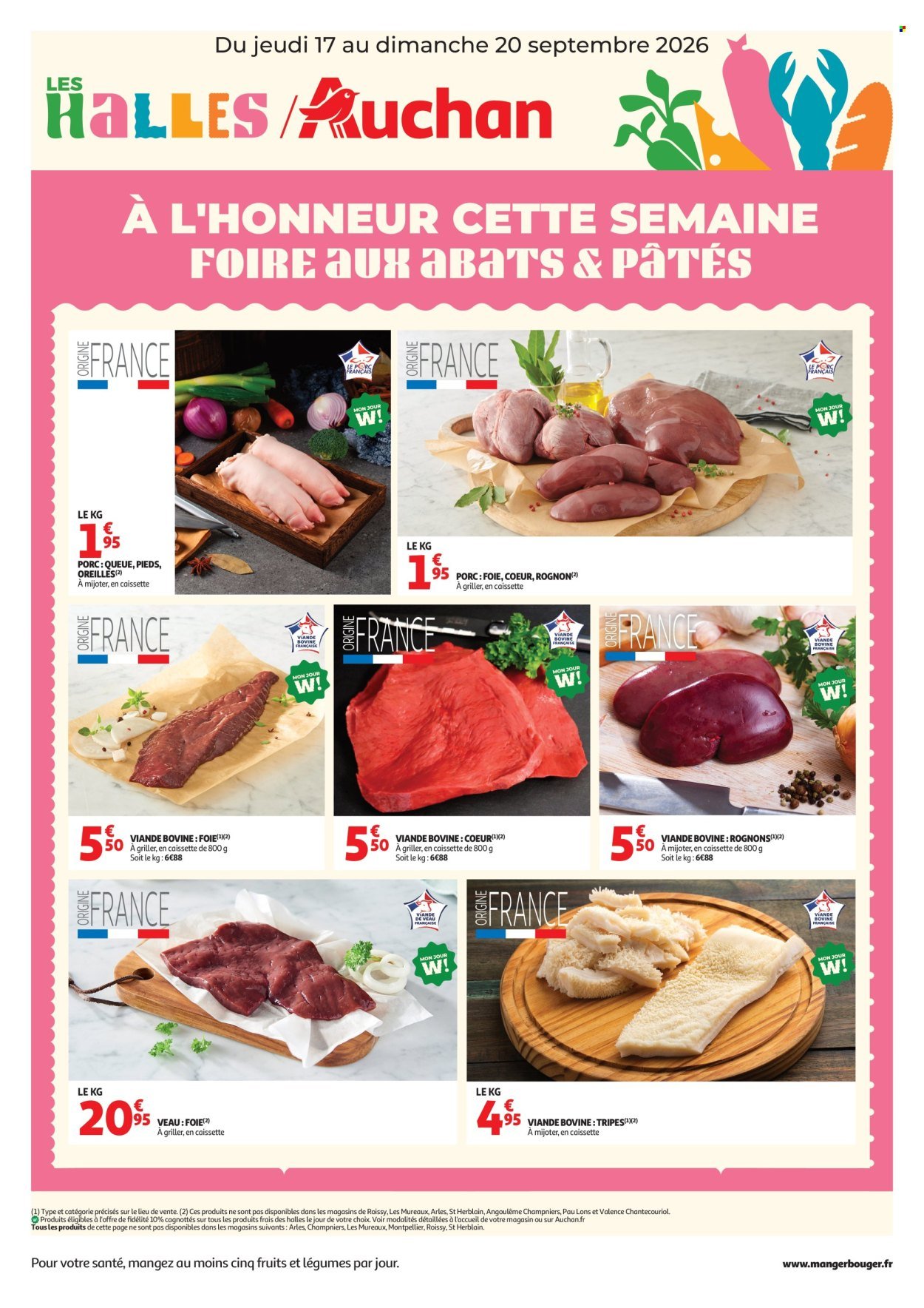 Catalogue AUCHAN - À l'honneur cette semaine